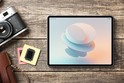 iPad Pro平板电脑样机模板PSD源文件